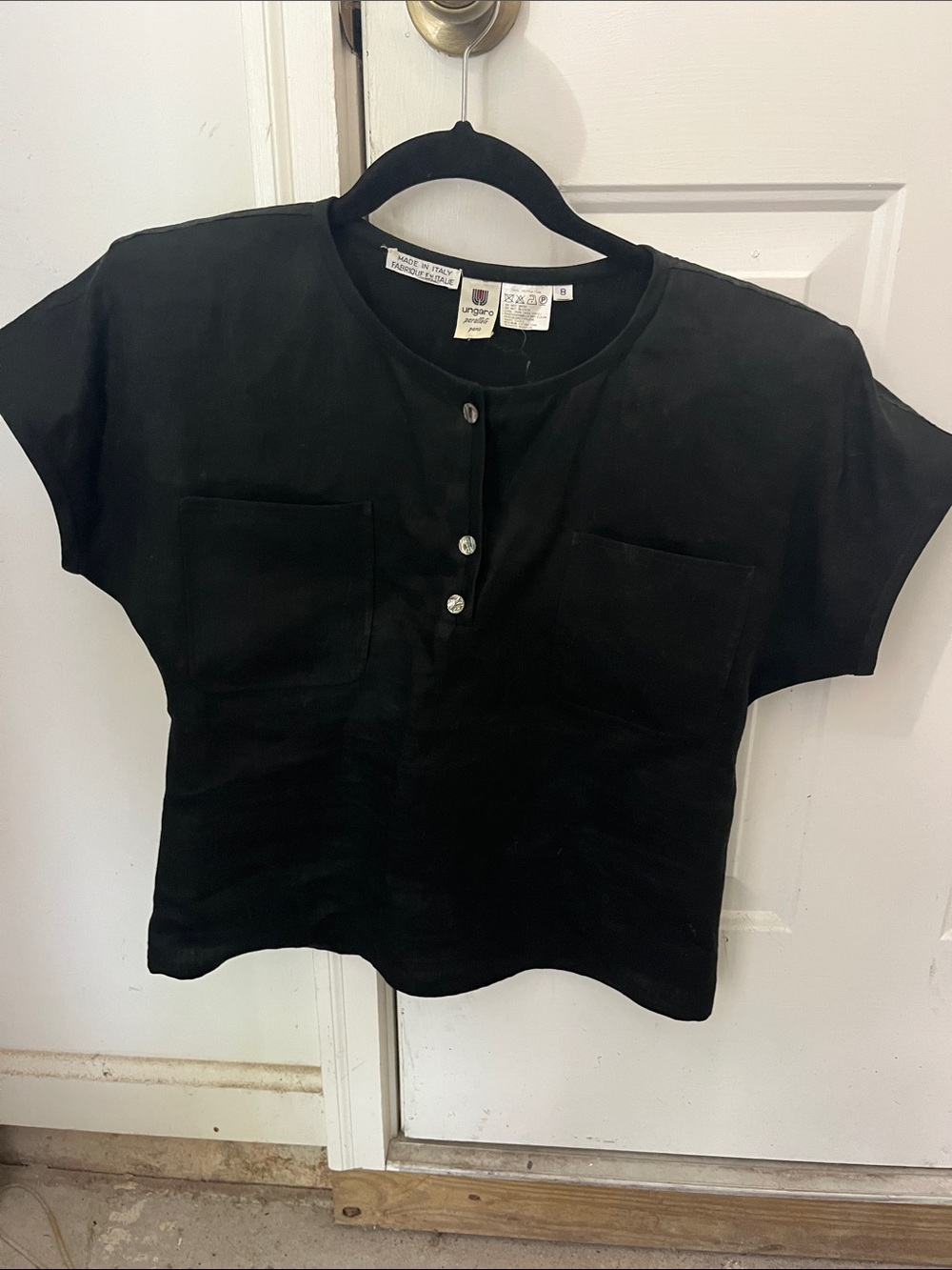 Vintage Emanuel Ungaro Black top